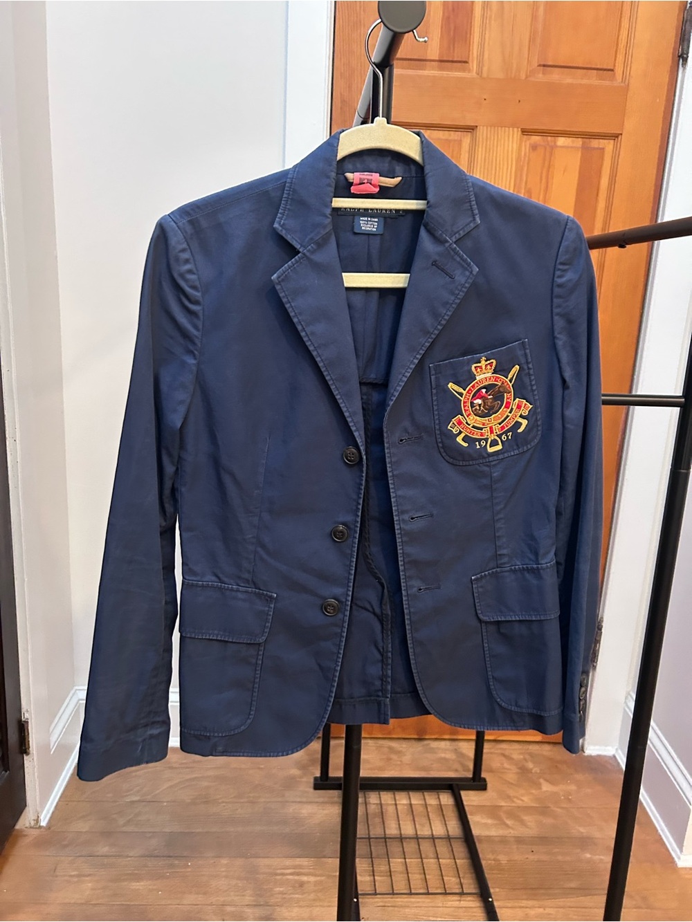 Preppy Women’s Embroidered Blazer